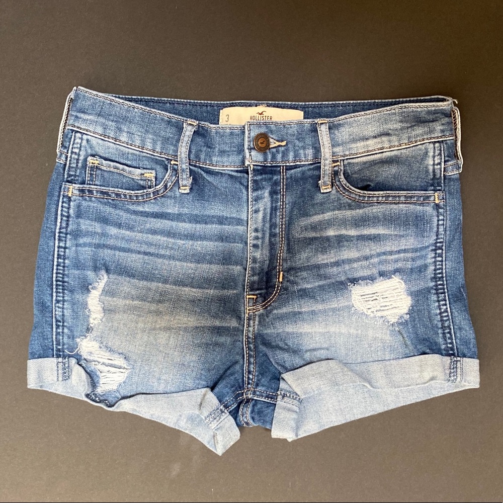 Hollister Distressed Denim Shorts